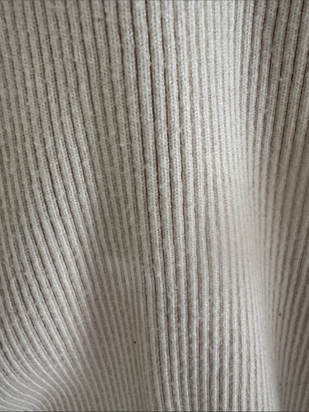 Commense Sleeveless Ribbed Tank Top - Cream - Picture 2 of 3